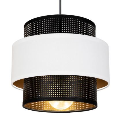 Lühter NESS 3xE27/60W/230V ämblik must/valge