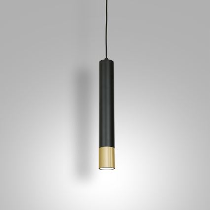 Lühter NEST 1xGU10/8W/230V must/kuldne