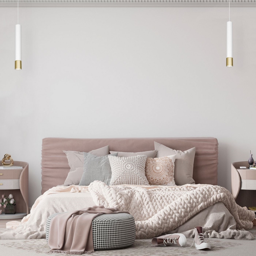Lühter NEST 1xGU10/8W/230V valge/kuldne