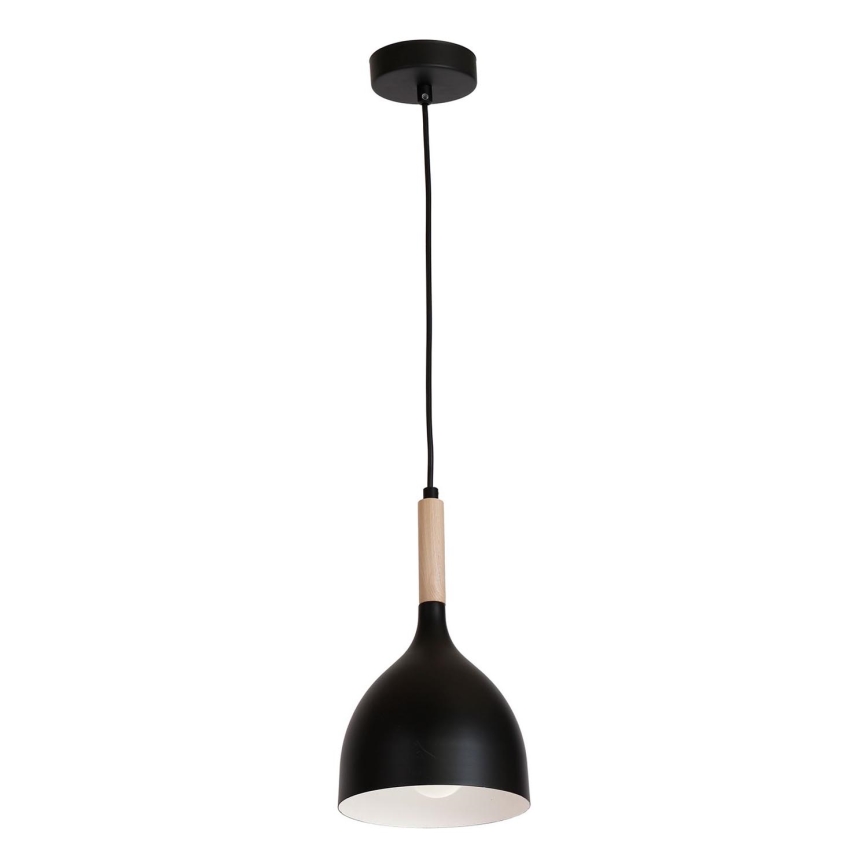 Lühter NOAK WOOD 1xE27/15W/230V must/pöök