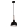 Lühter NOAK WOOD 1xE27/15W/230V must/pöök