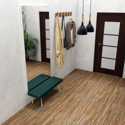 Lühter NOAK WOOD 2xE27/15W/230V must/pöök