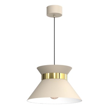 Lühter NORGE 1xE27/15W/230V beež/kuldne