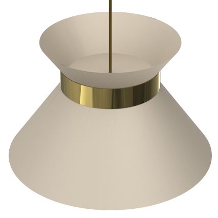 Lühter NORGE 1xE27/15W/230V beež/kuldne