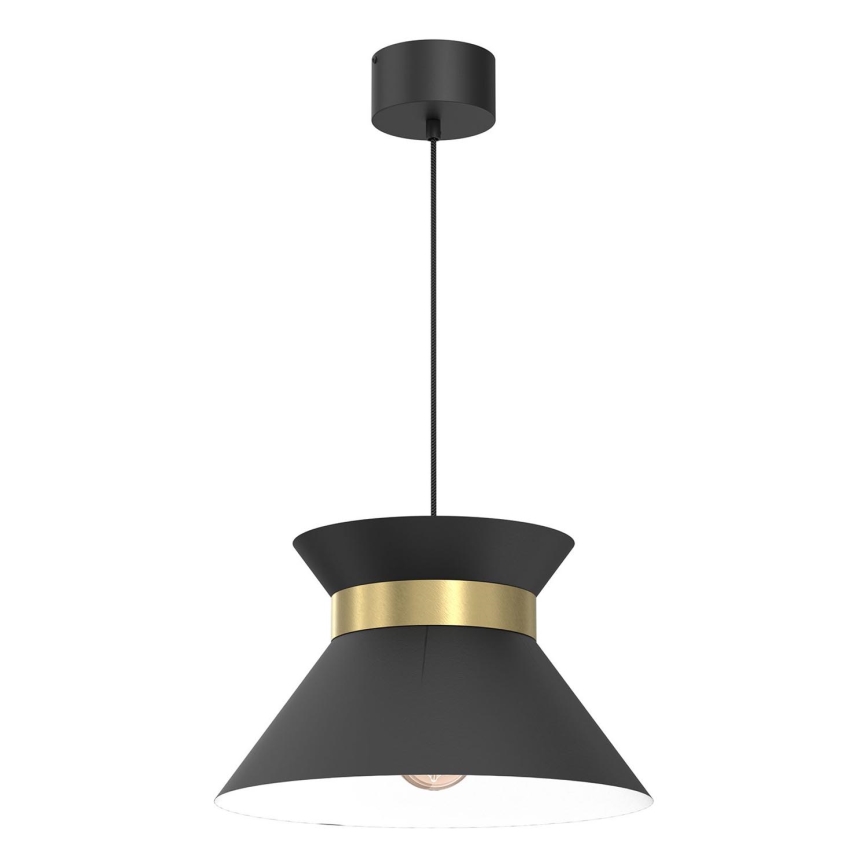 Lühter NORGE 1xE27/15W/230V must/kuldne