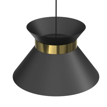 Lühter NORGE 1xE27/15W/230V must/kuldne