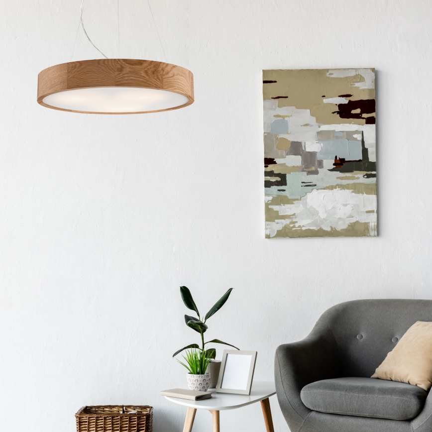 Lühter OAK 3xE27/60W/230V tamm ø 47,5 cm - FSC sertifitseeritud