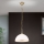 Lühter OLD LAMP 1xE27/40W/230V d. 30 cm valge/messing