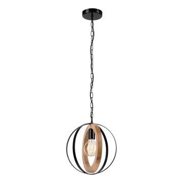 Lühter ONDA 1xE27/15W/230V must/tamm