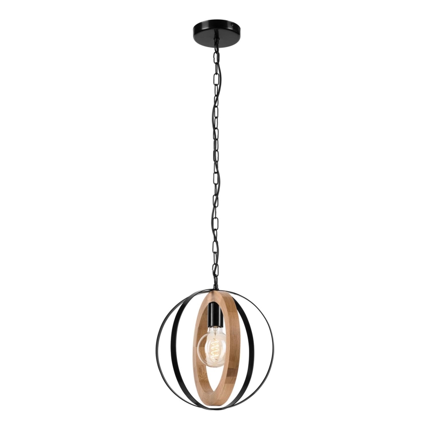 Lühter ONDA 1xE27/15W/230V must/tamm