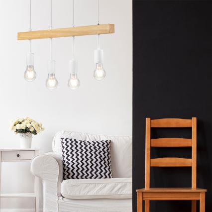 Lühter ORAZIO 4xE27/60W/230V pöök