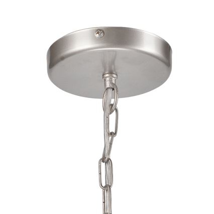 Lühter ORLANDO 6xE27/60W/230V hõbe