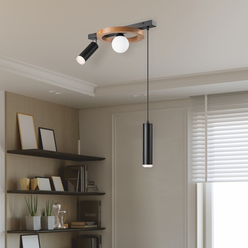 Lühter OTIS 1xG9/5W/230V + 2xE27/15W/230V tamm