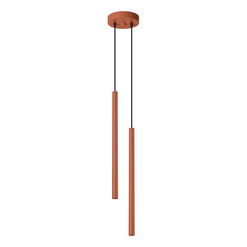 Lühter PASTELO 2xG9/8W/230V punane