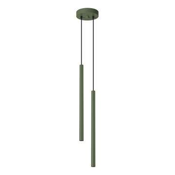 Lühter PASTELO 2xG9/8W/230V roheline