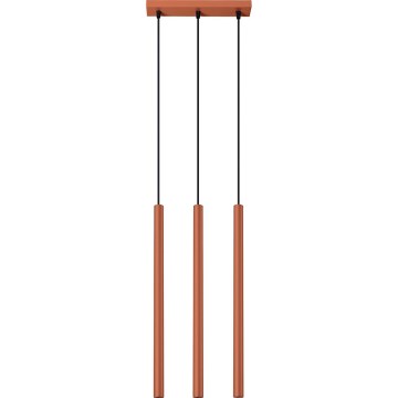 Lühter PASTELO 3xG9/8W/230V punane