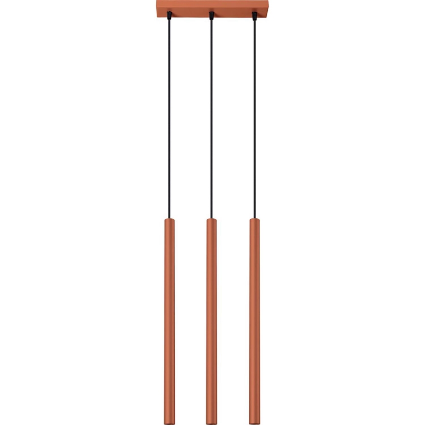 Lühter PASTELO 3xG9/8W/230V punane