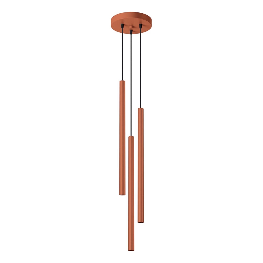 Lühter PASTELO 3xG9/8W/230V punane