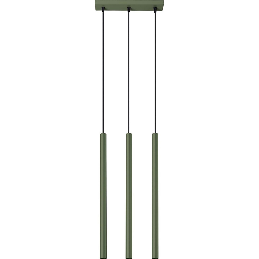 Lühter PASTELO 3xG9/8W/230V roheline