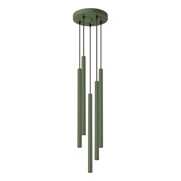 Lühter PASTELO 5xG9/8W/230V roheline