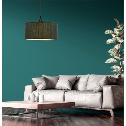 Lühter PATTI 1xE27/60W/230V d. 30 cm roheline