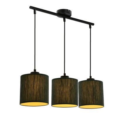 Lühter PATTI 3xE27/60W/230V roheline