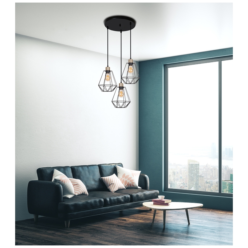 Lühter PRIMO 3xE27/60W/230V