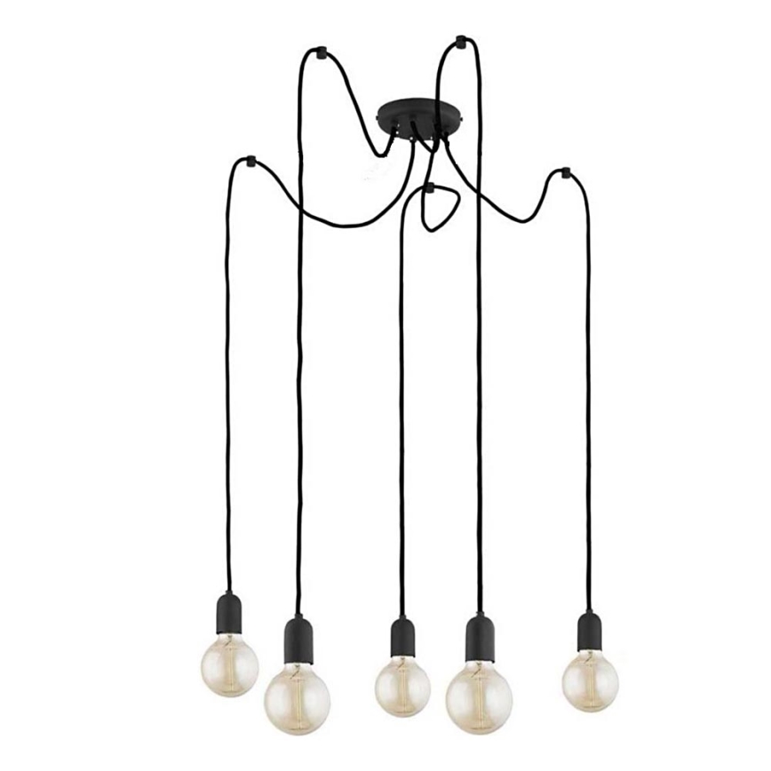 Lühter QUALLE 5xE27/60W/230V ämblik