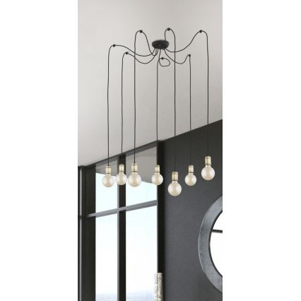 Lühter QUALLE 5xE27/60W/230V ämblik