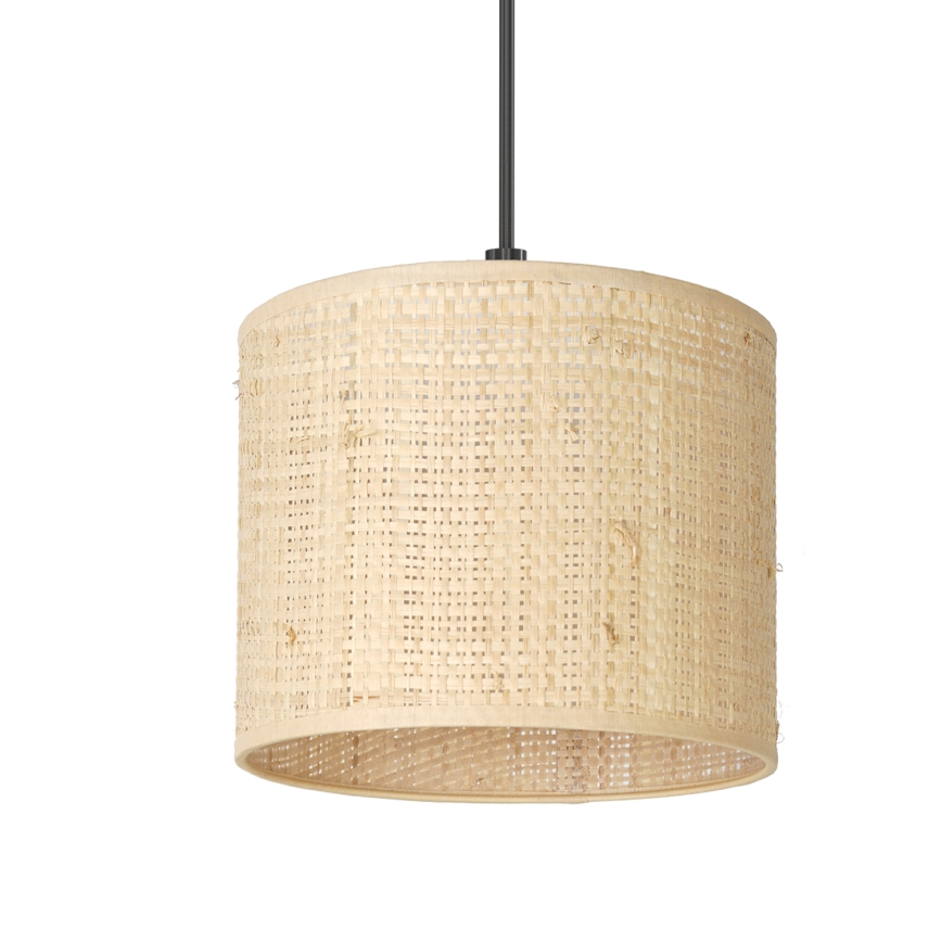 Lühter RATTAN 1xE27/60W/230V diameeter 18 cm punutud