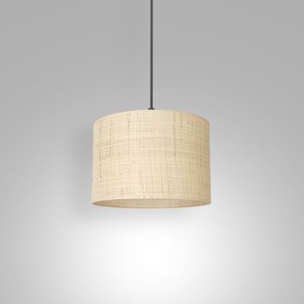 Lühter RATTAN 1xE27/60W/230V diameeter 25 cm punutud