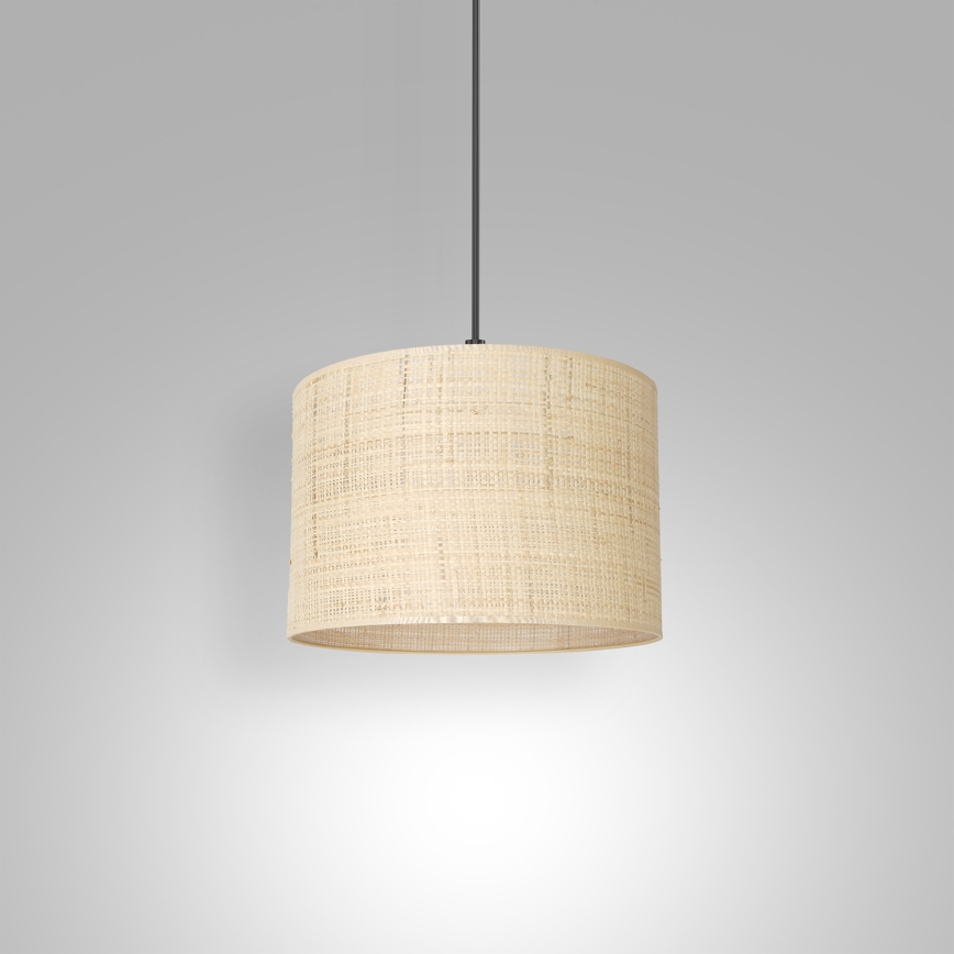 Lühter RATTAN 1xE27/60W/230V diameeter 25 cm punutud