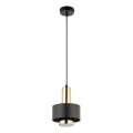 Lühter RIF LUX 1xGX53/12W/230V d. 15 cm must/kuldne