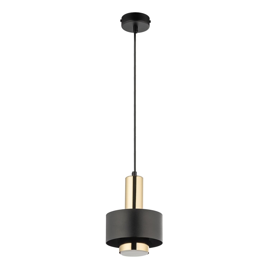 Lühter RIF LUX 1xGX53/12W/230V d. 15 cm must/kuldne