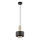 Lühter RIF LUX 1xGX53/12W/230V d. 15 cm must/kuldne