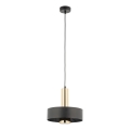 Lühter RIF LUX 1xGX53/12W/230V d. 25 cm must/kuldne