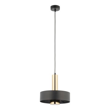 Lühter RIF LUX 1xGX53/12W/230V d. 25 cm must/kuldne