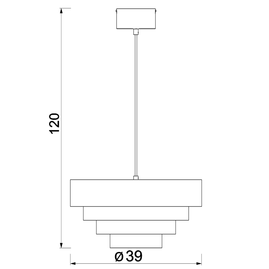 Lühter RINGS 1xE27/15W/230V hall