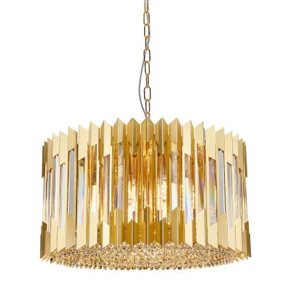 Lühter RITZ 12xE14/40W/230V d. 54 cm kuldne