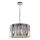 Lühter RITZ 12xE14/40W/230V d. 54 cm läikiv kroom