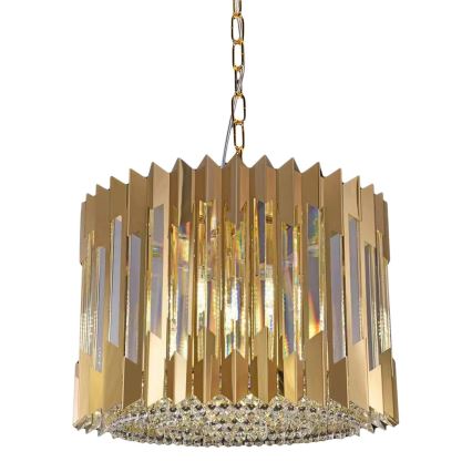Lühter RITZ 7xE14/40W/230V d. 42 cm kuldne