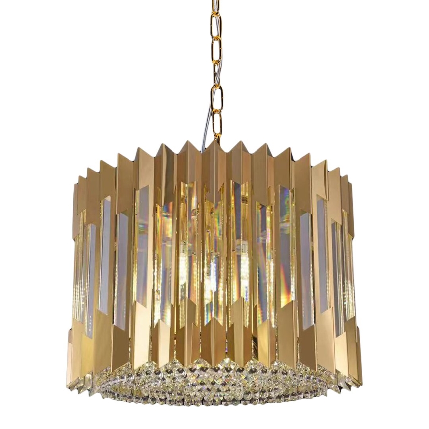 Lühter RITZ 7xE14/40W/230V d. 42 cm kuldne