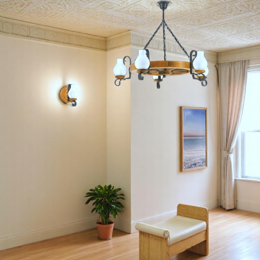 Lühter ROATA 5xE14/40W/230V d. 70 cm pöök