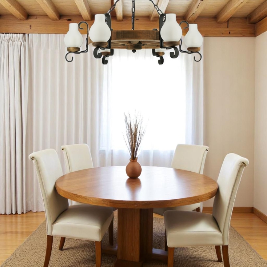 Lühter ROATA 6xE14/40W/230V d. 70 cm pöök