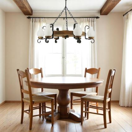 Lühter ROATA 6xE14/40W/230V d. 70 cm pöök