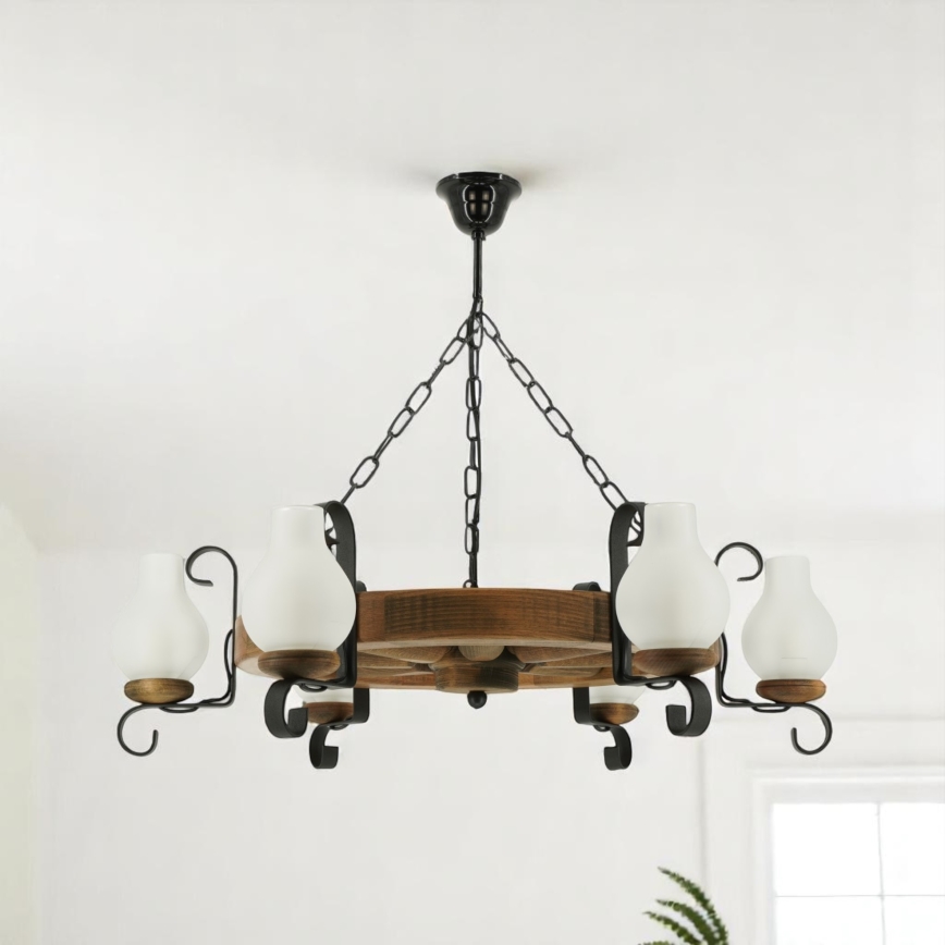 Lühter ROATA 6xE14/40W/230V d. 70 cm pöök