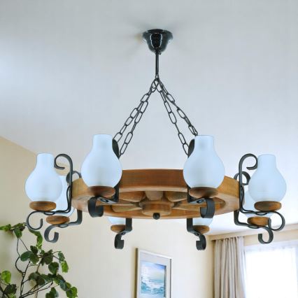 Lühter ROATA 8xE14/40W/230V d. 70 cm pöök