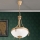 Lühter ROCCA 3xE27/60W/230V d. 32 cm pronks/valge