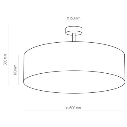 Lühter RONDO 4xE27/15W/230V d. 60 cm beež