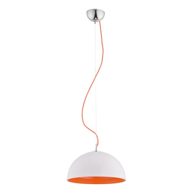 Lühter RONNIE 1xE27/15W/230V valge/oranž